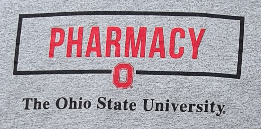 Gildan Sweatshirt Grau – Ohio State University Pharmacy (XXL)