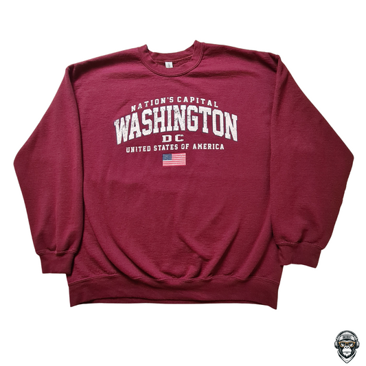 Washington DC Pullover von Gildan Heavy Blend – Frontansicht