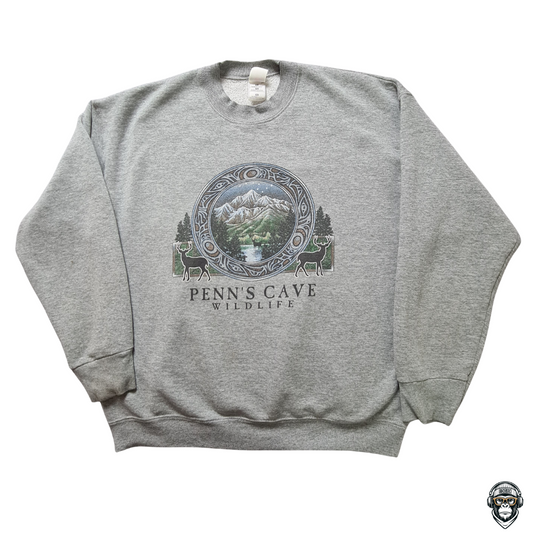 Penn’s Cave Wildlife Pullover – USA Destination Sweater – Fruit of the Loom (XL)