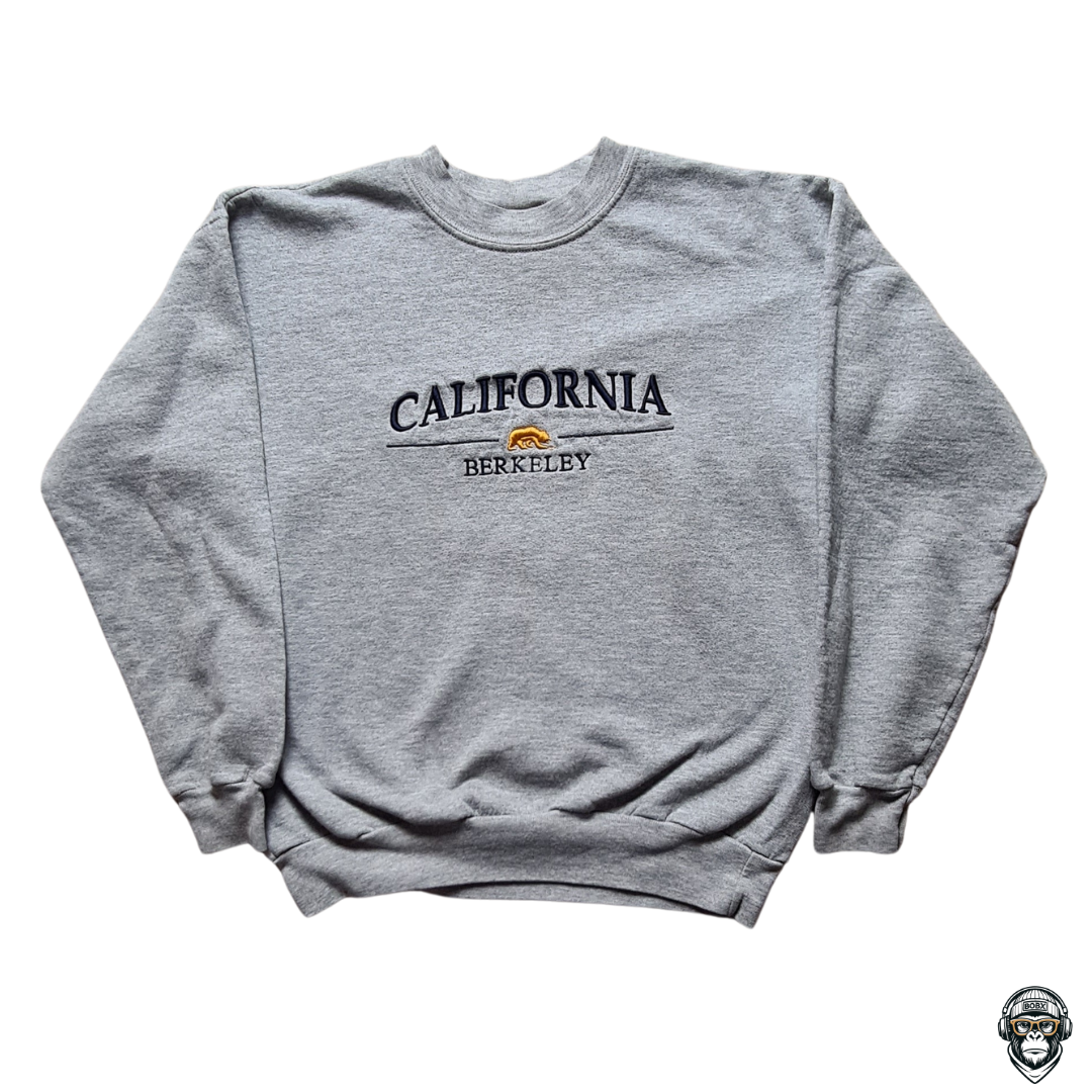 Gesamtansicht Hanes Sweatshirt mit California Berkeley Logo – Größe L