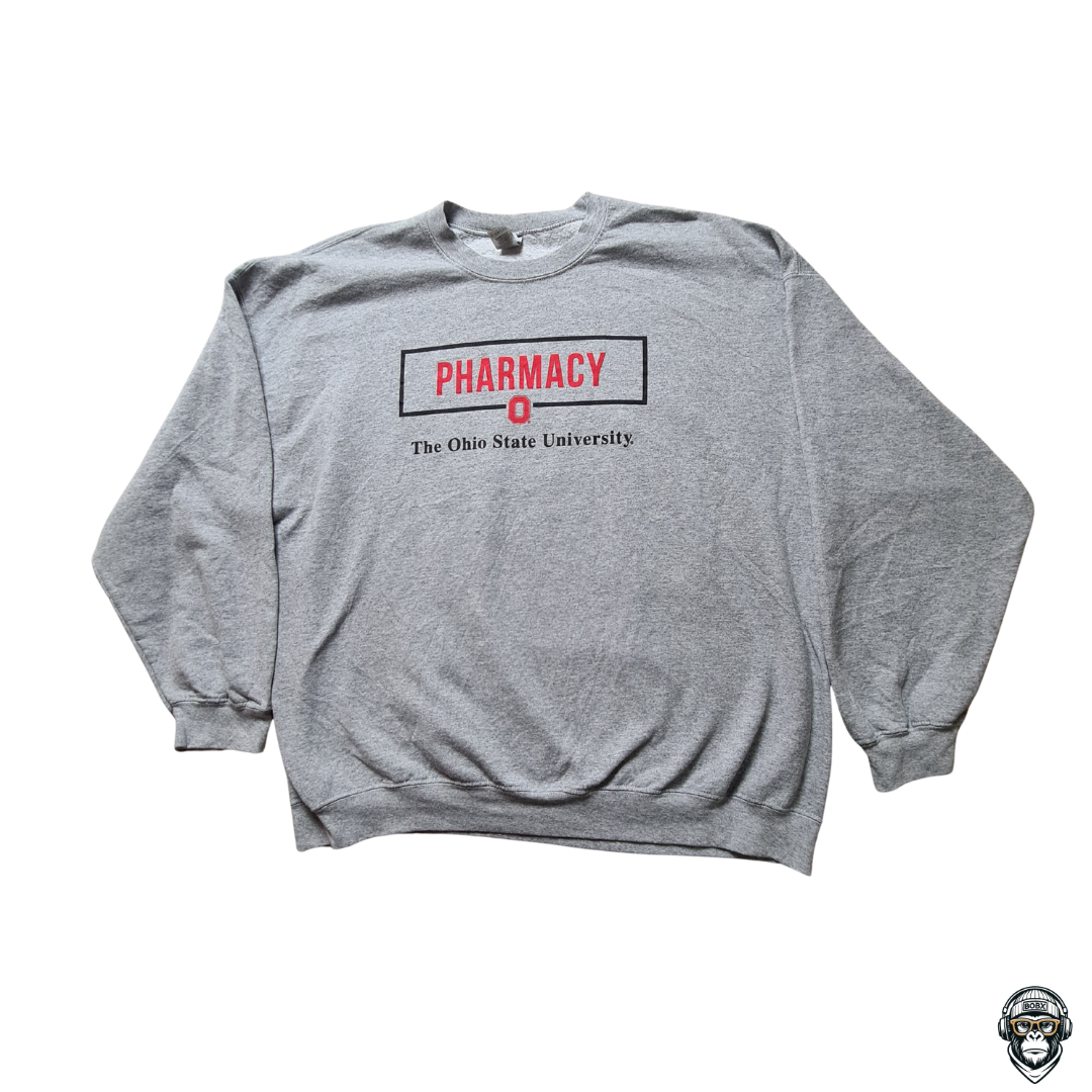 Gildan Sweatshirt Grau – Ohio State University Pharmacy (XXL)