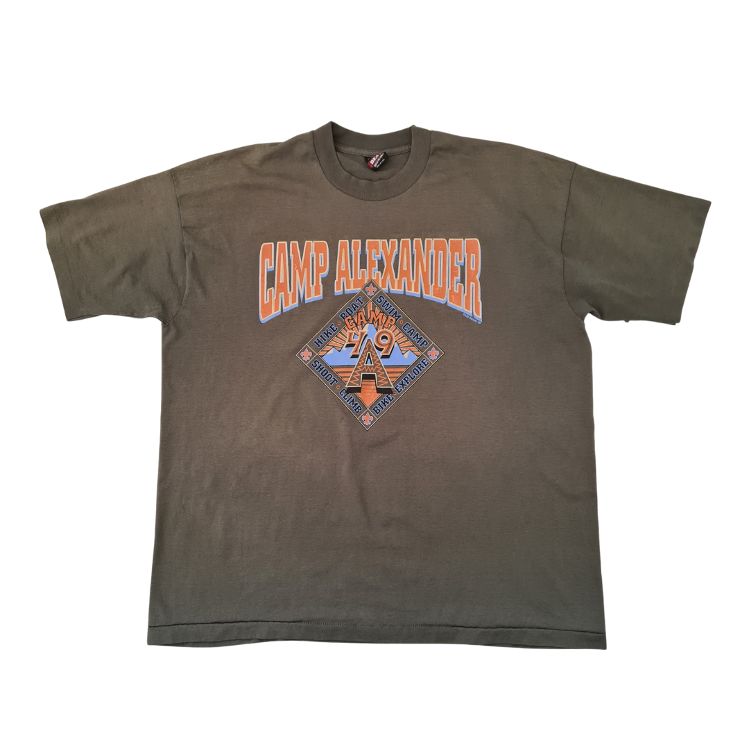 Vintage Fruit of the Loom T-Shirt „Camp Alexander“ | USA | XXL