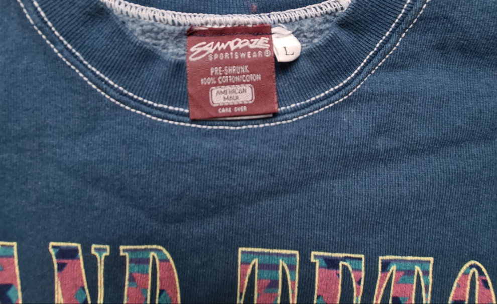 Fruit of the Loom Vintage Pullover mit Grand Teton Print (L)