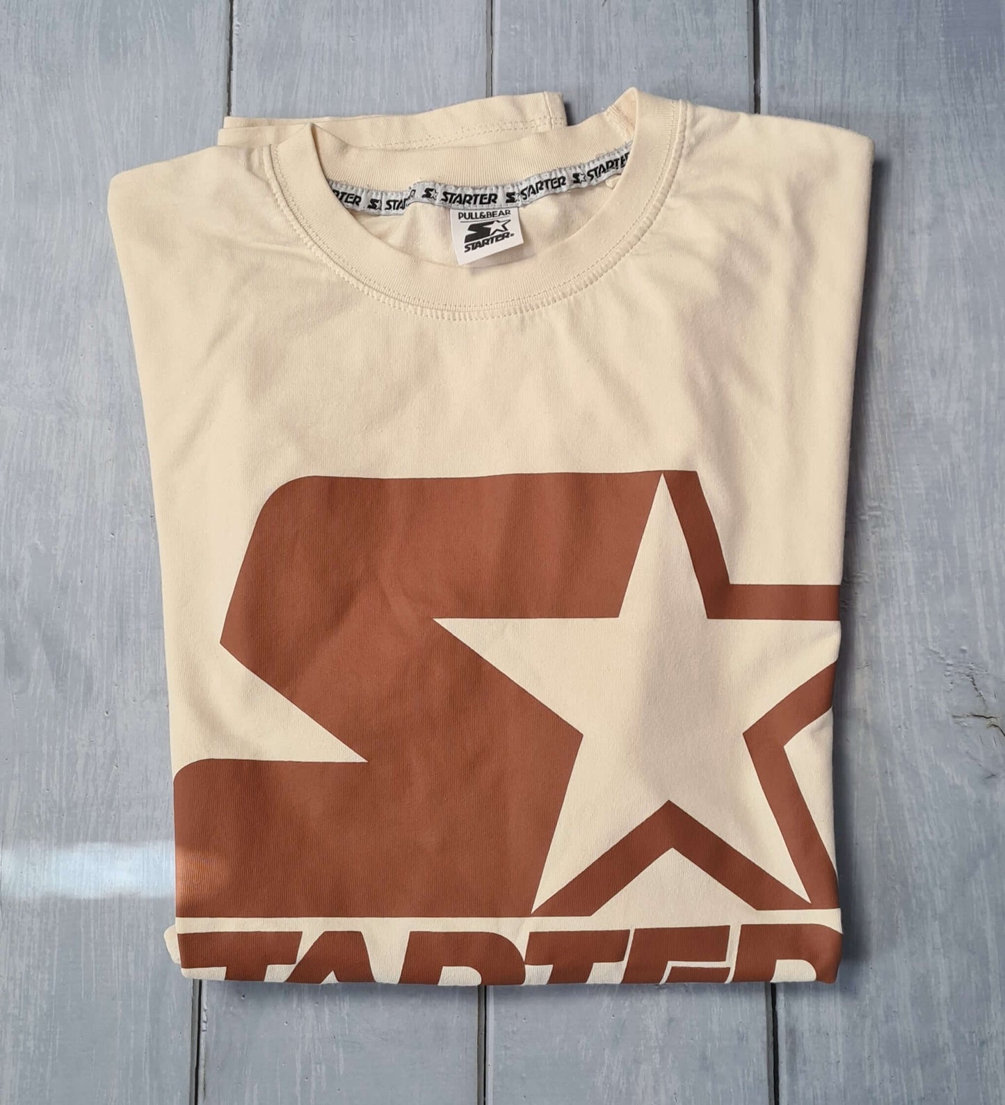 Starter 50 Years T-Shirt Retro Beige – Größe L