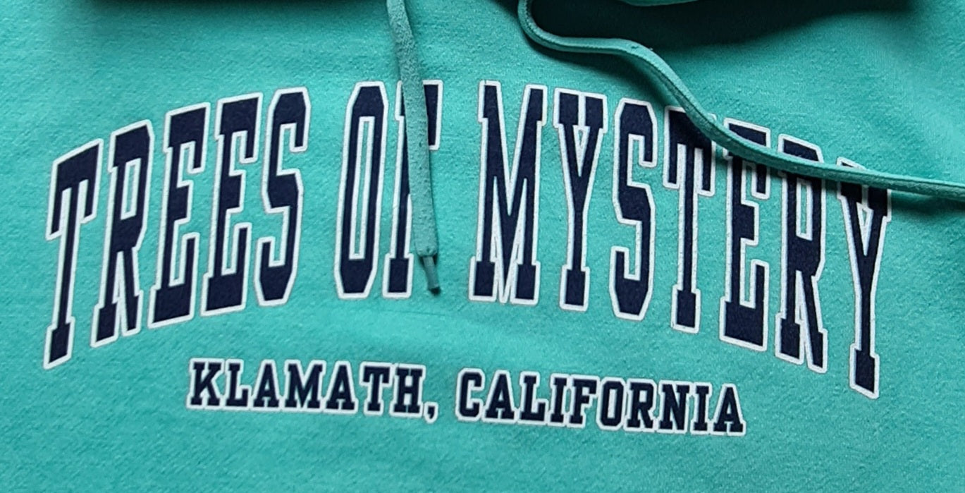 Prairie Mountain Hoodie Türkis – Trees of Mystery California (XL)