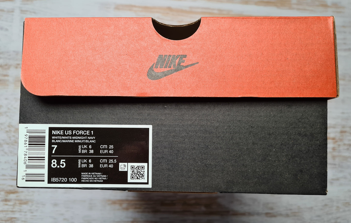Nike Air Force 1 Concrete Boys| Größe 40