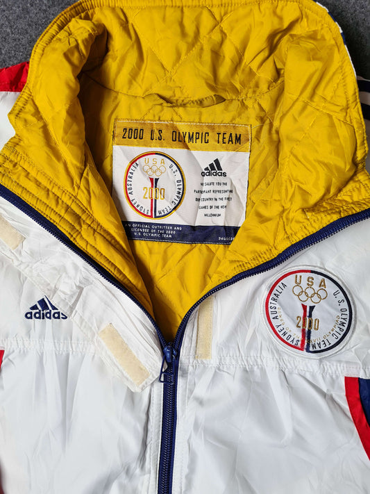 Adidas USA Olympic Team Windbreaker | Sydney 2000 | Vintage XL