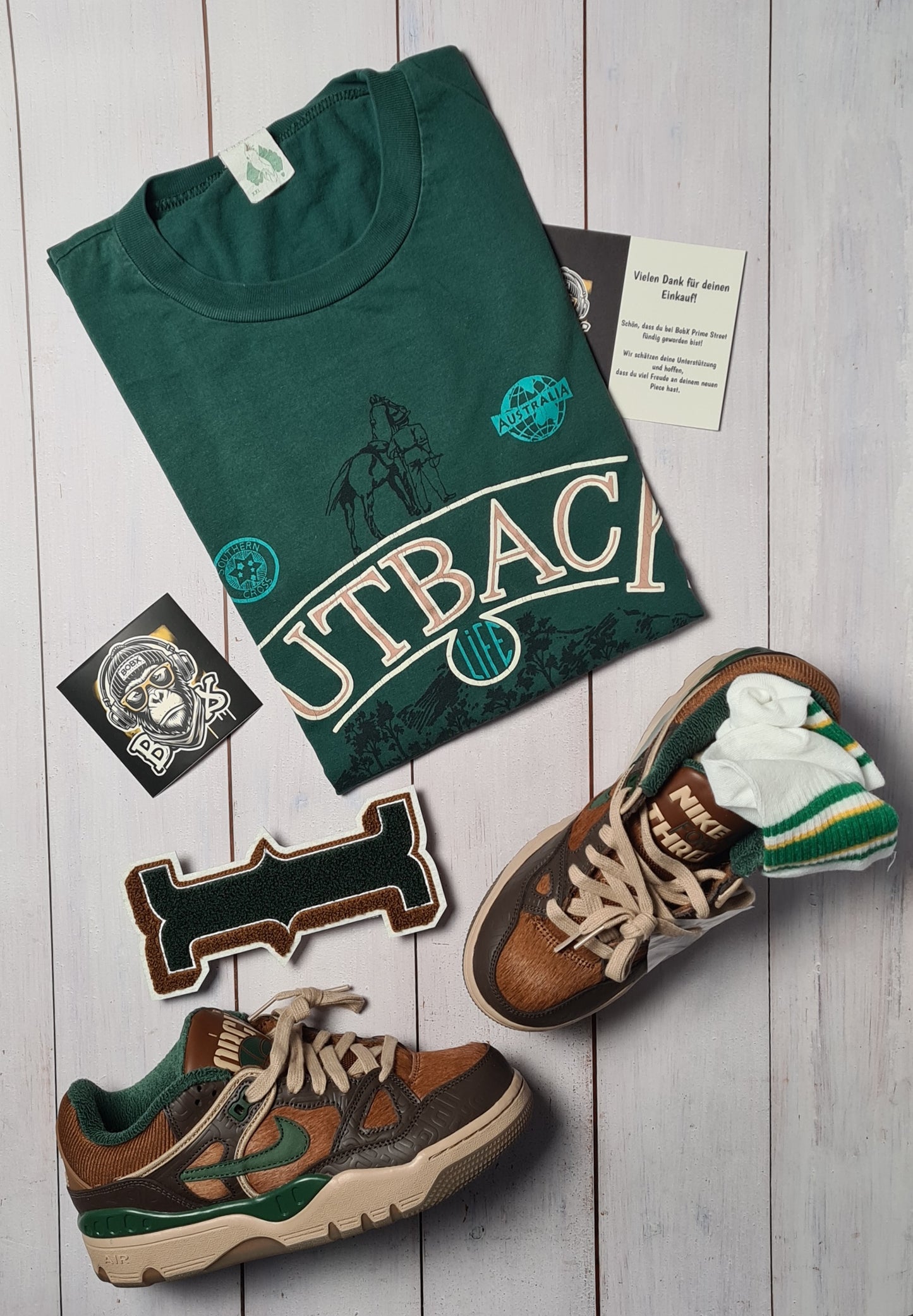 90s Vintage Single Stitch T-Shirt Aussie Themes Outback Life  | Seltenes Australien-Motiv