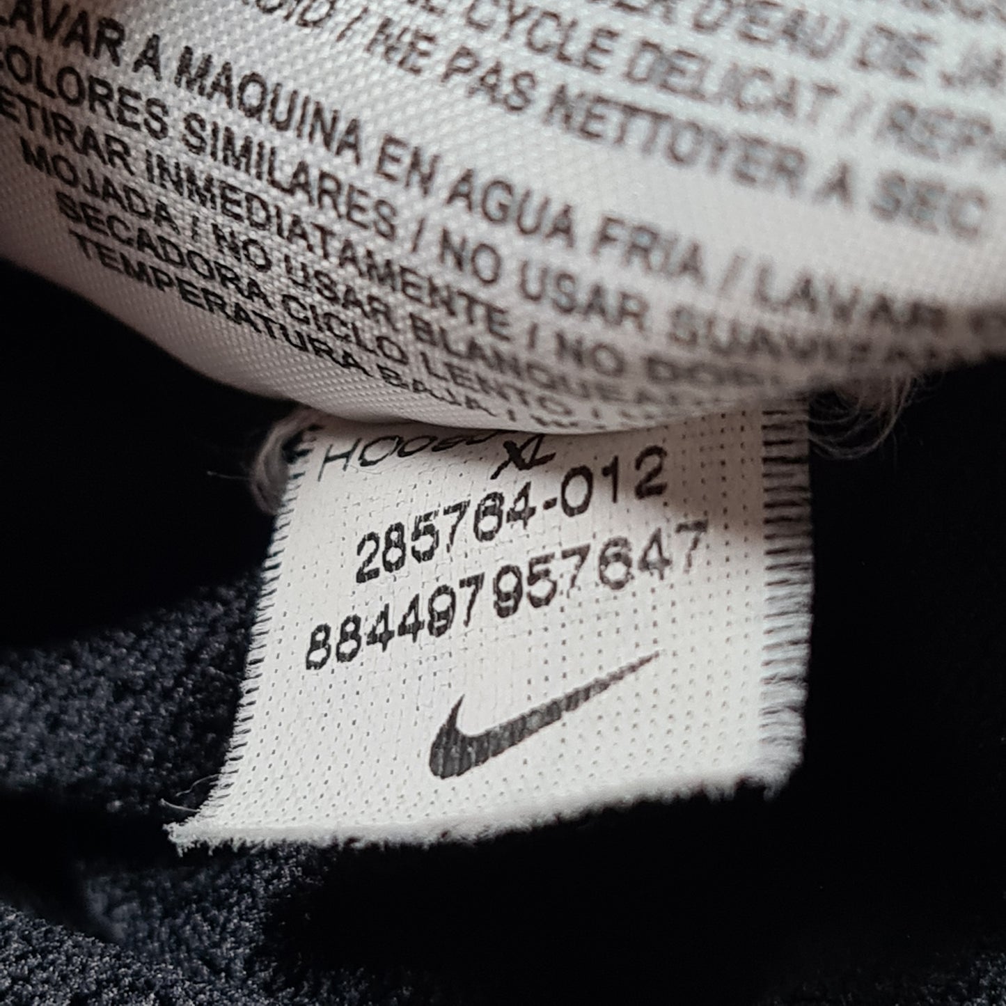 Nike Retro Track Jacket | Schwarz-Blau mit rotem Swoosh (XL)