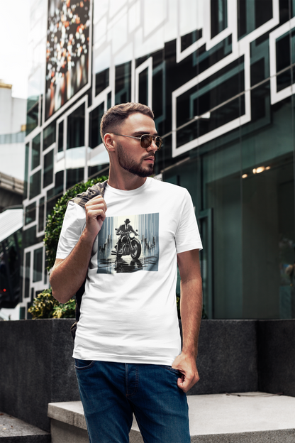 BobX - Stylisches Unisex T-Shirt mit einzigartigem Biker Motiv!