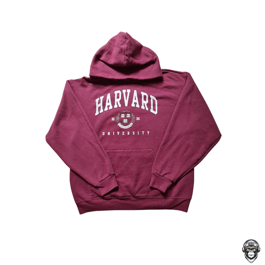 Harvard Hoodie Bordeaux L mit Kapuze und Frontprint – College Look Unisex bei BobX Prime Street.
