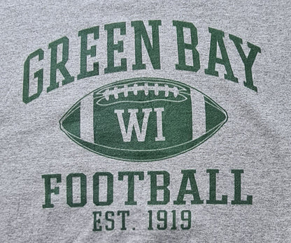 Gildan Sweatshirt Grau – Green Bay WI Football America (M)