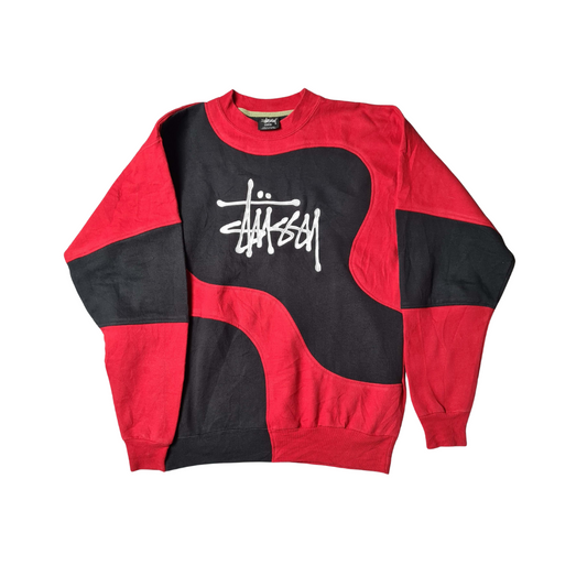Einzelstück mit Statement – Rework Sweater im Premium-Style