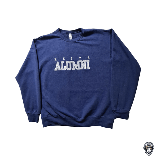 REITZ ALUMNI Sweatshirt – Navy – Jerzees NuBlend (M)