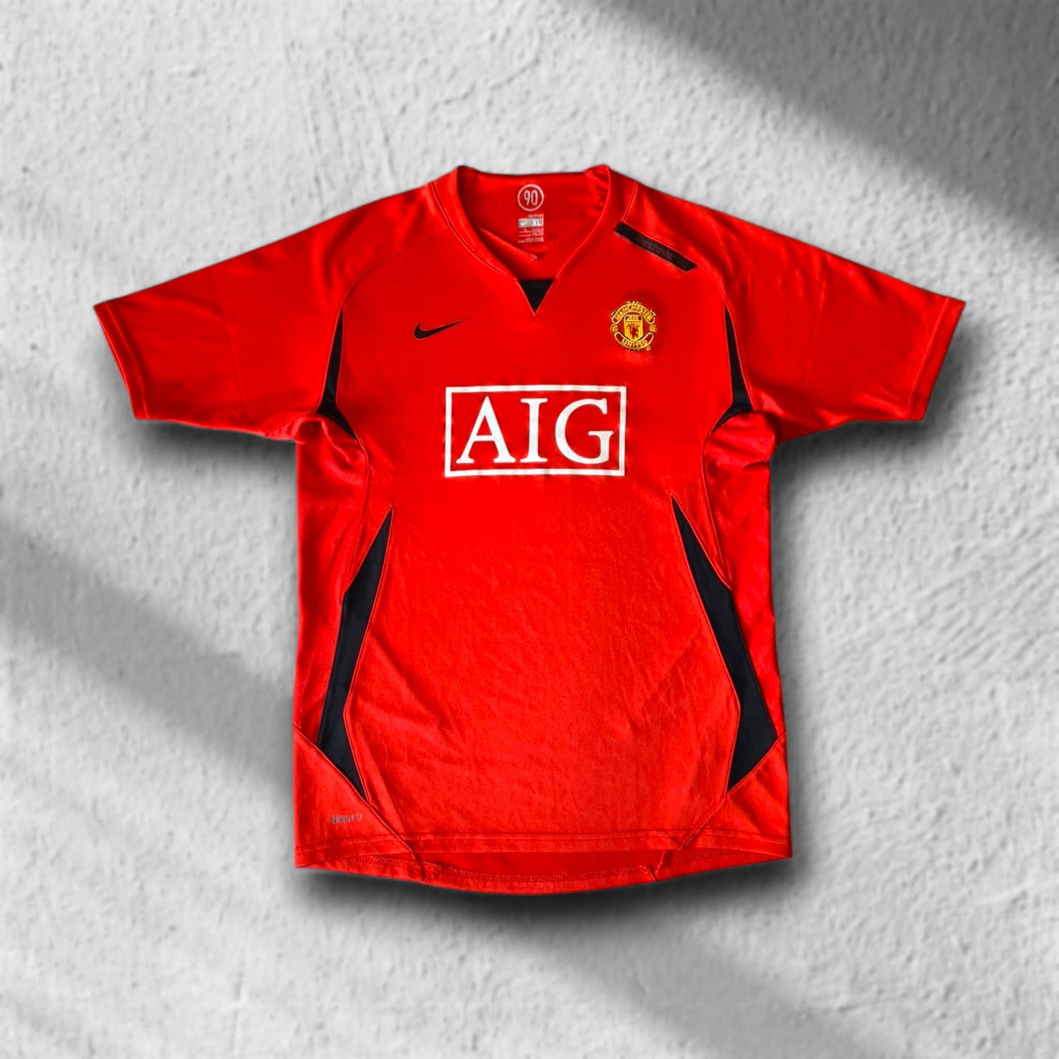 Nike Manchester United Trikot XL mit AIG Logo – Vorderseite