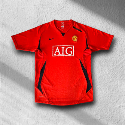 Nike Manchester United Trikot XL mit AIG Logo – Vorderseite