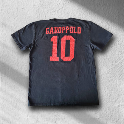 Fanatics T-Shirt mit rotem „Garoppolo 10“-Print auf dem Rücken, Größe L