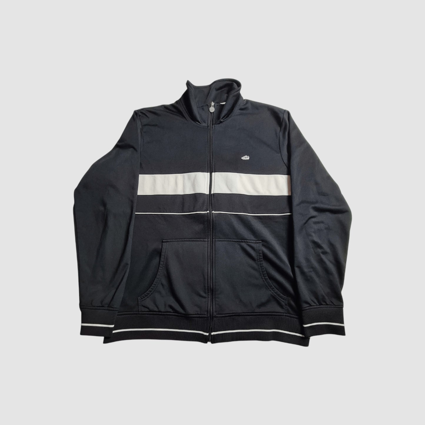 Nike Track Jacket Schwarz/Weiß Sneaker Edition | 2000s | XL Oversized