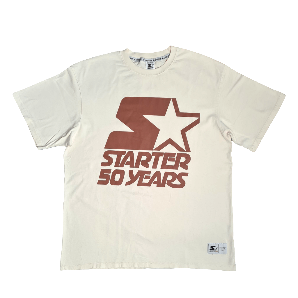 Starter 50 Years T-Shirt Retro Beige – Größe L