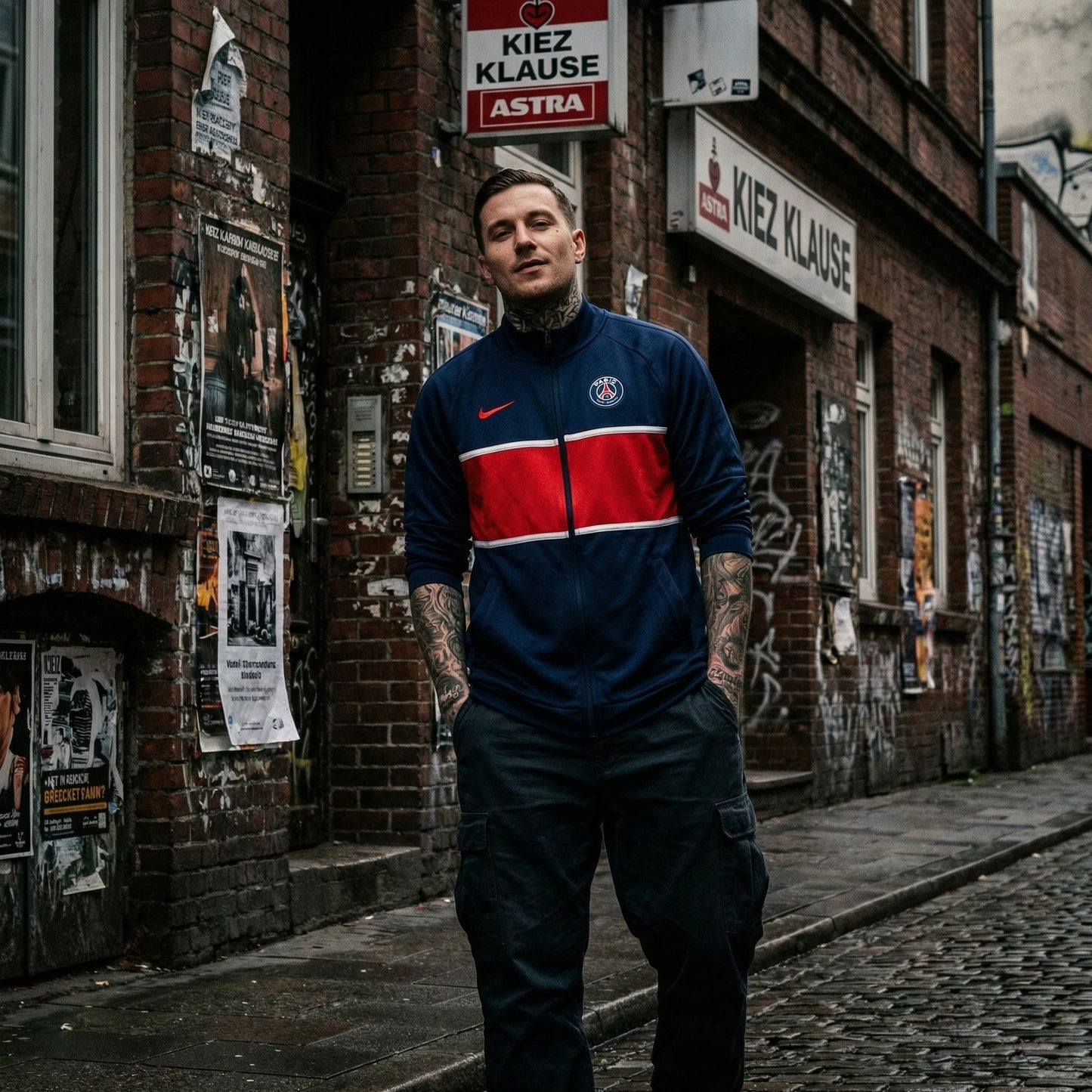 Nike PSG Track Jacket Fleece | Frankreich-Tag | 2010s | M