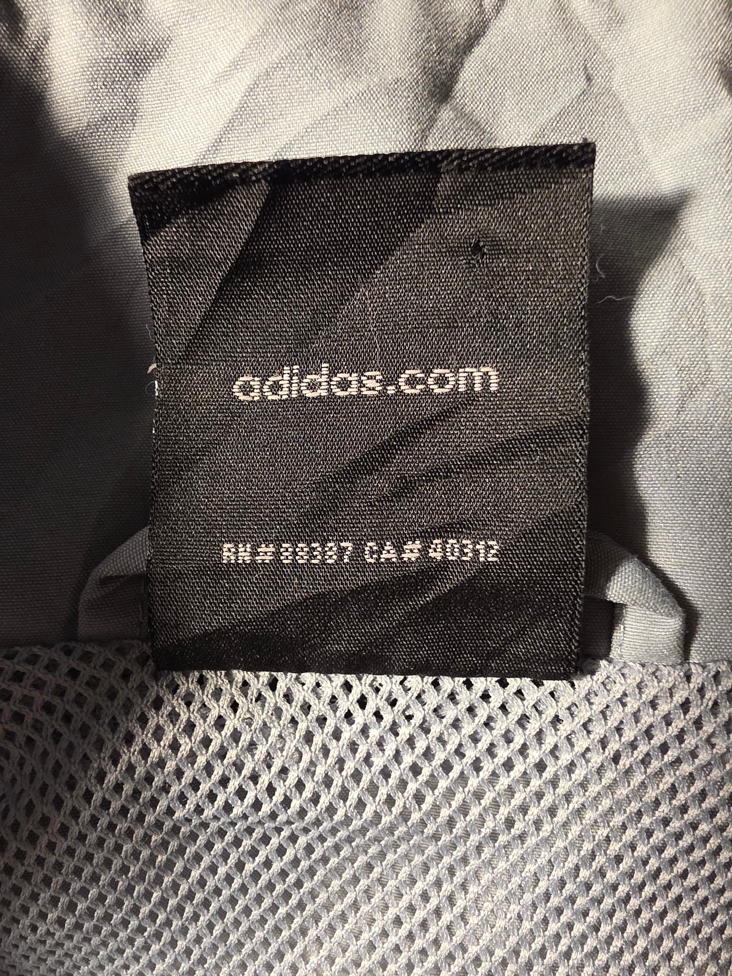 Adidas Trainingsjacke Colorblock Eisblau/Grau/Schwarz | 2010s | L