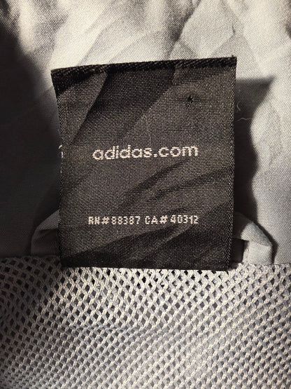 Adidas Trainingsjacke Colorblock Eisblau/Grau/Schwarz | 2010s | L