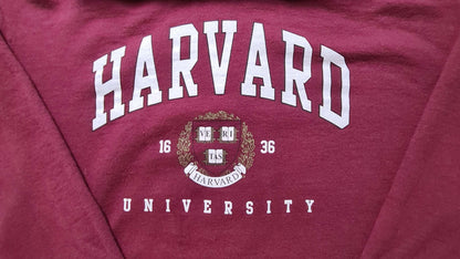 Harvard Hoodie Bordeaux | College Style Unisex (L)