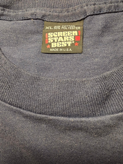 Screen Stars „Birmingham Alabama“ T-Shirt Single Stitch XL Navy
