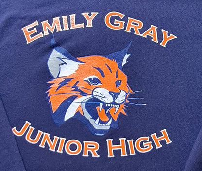 Hanes EcoSmart Hoodie Navy – Emily Gray Junior High School USA (S)
