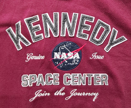 NASA Kennedy Space Center Hoodie Bordeaux (XL) – Prairie Mountain