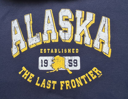 USA Hoodie - Alaska -  “The Last Frontier – Established 1959"