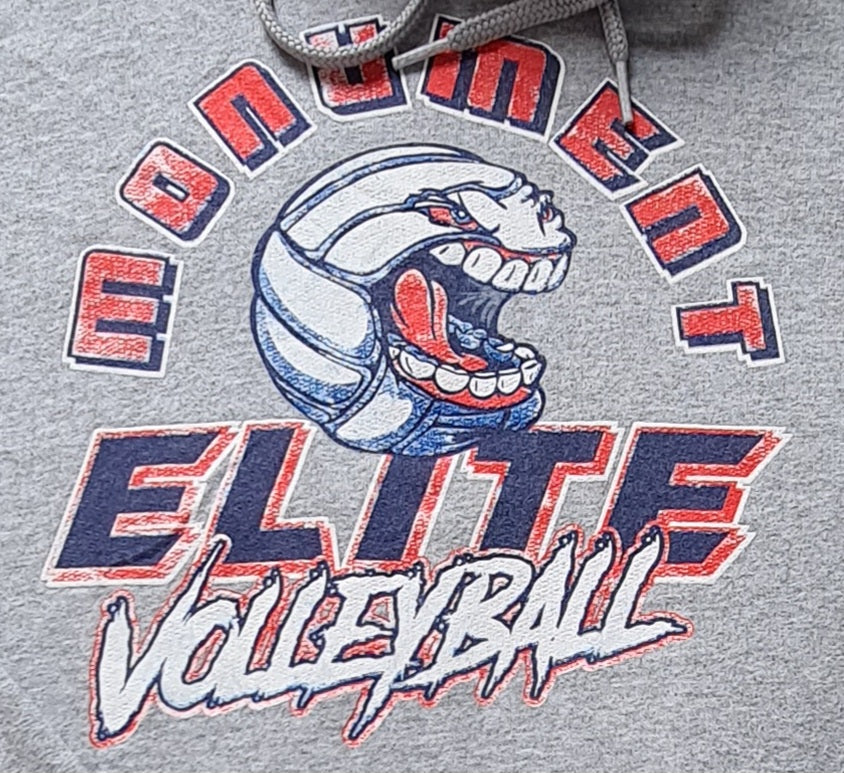 Port & Company Hoodie Grau – Monument Elite Volleyball USA (XL)