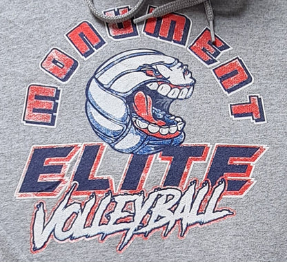Port & Company Hoodie Grau – Monument Elite Volleyball USA (XL)