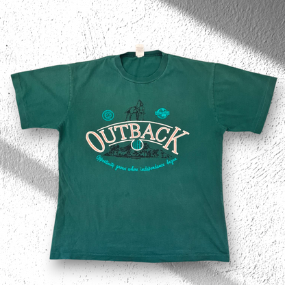 90s Vintage Single Stitch T-Shirt Aussie Themes Outback Life  | Seltenes Australien-Motiv