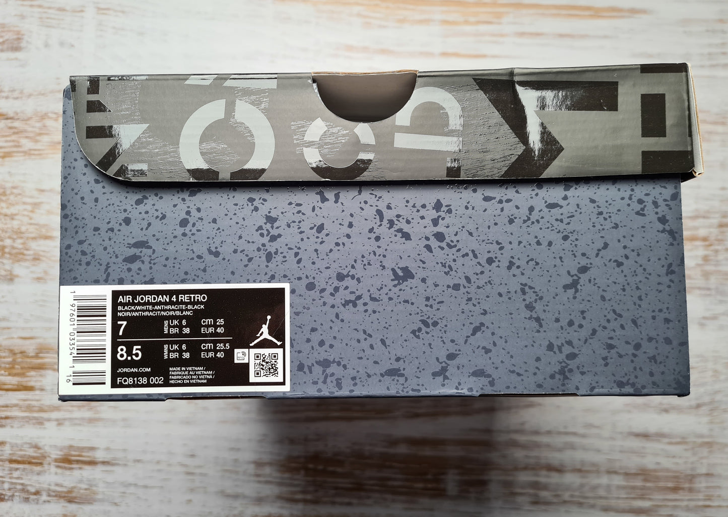 Air Jordan 4 Retro Fear | Sammlerpaar | Neu mit Box | Gr. 40