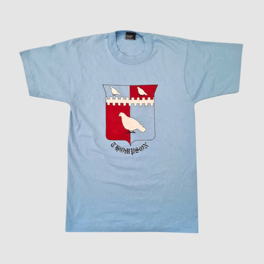 Screen Stars Best Thompson Wappen T Shirt Babyblau, Gr. M