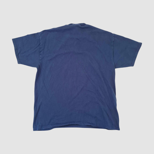 Hanes Beefy‑T 90s T‑Shirt Savannah Georgia Navy, Gr. XL