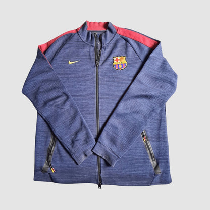 Nike FC Barcelona Fleece Trainingsjacke Navy | 2010s | L
