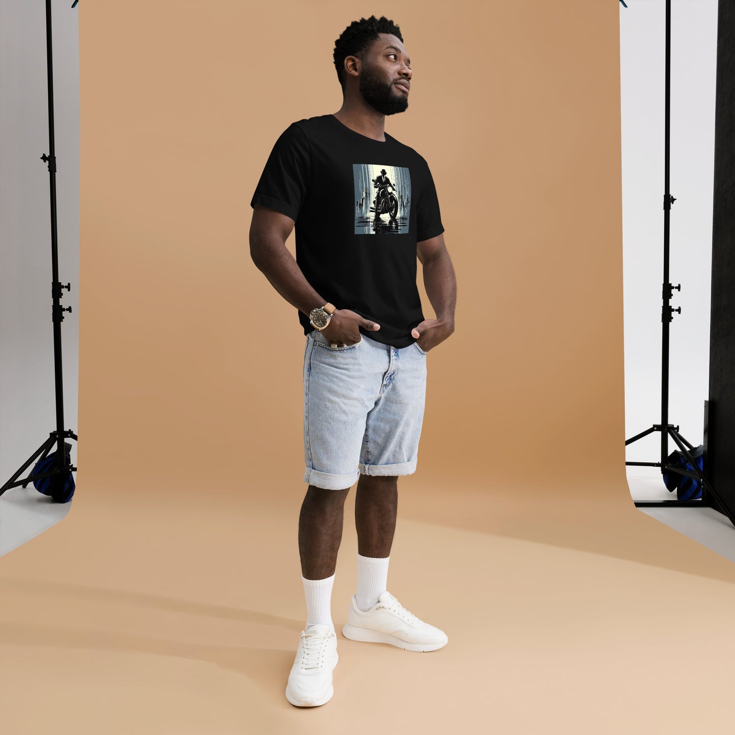 BobX - Stylisches Unisex T-Shirt mit einzigartigem Biker Motiv!