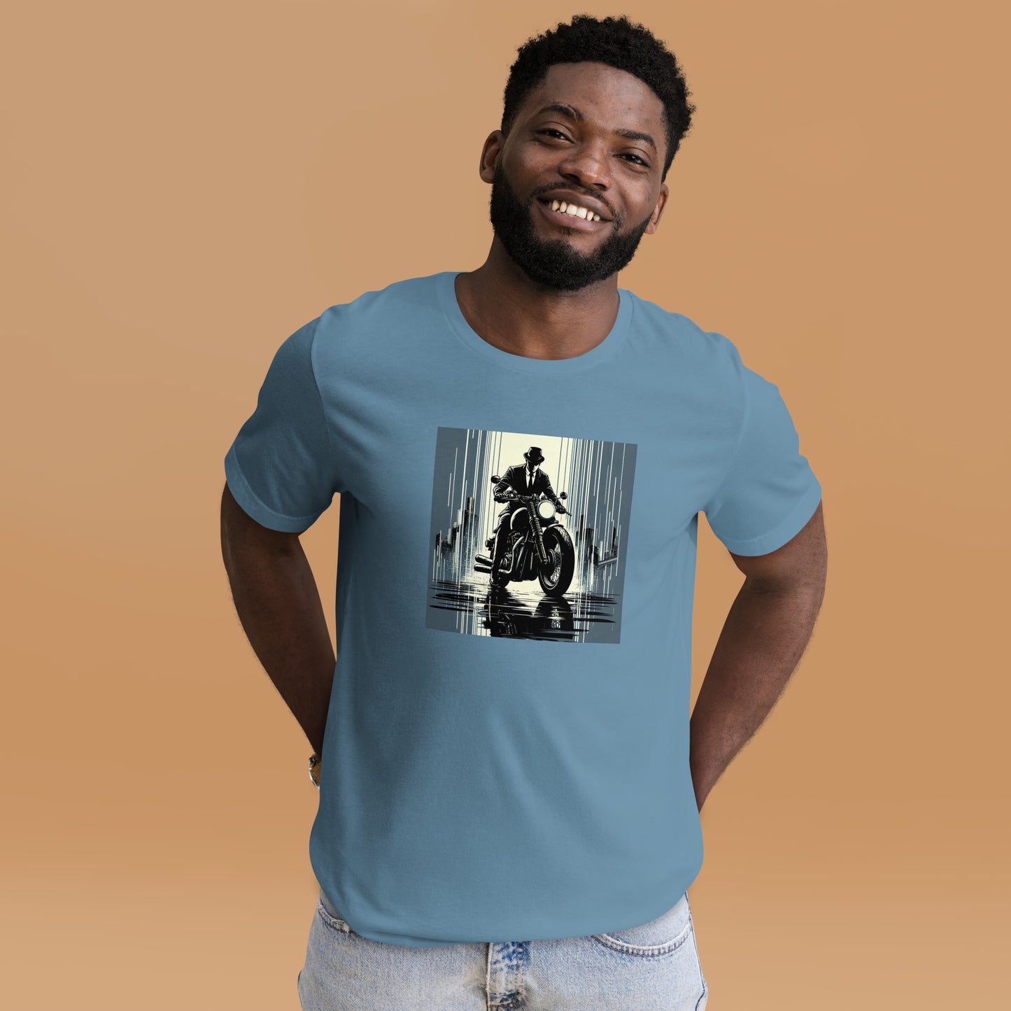 BobX - Stylisches Unisex T-Shirt mit einzigartigem Biker Motiv!